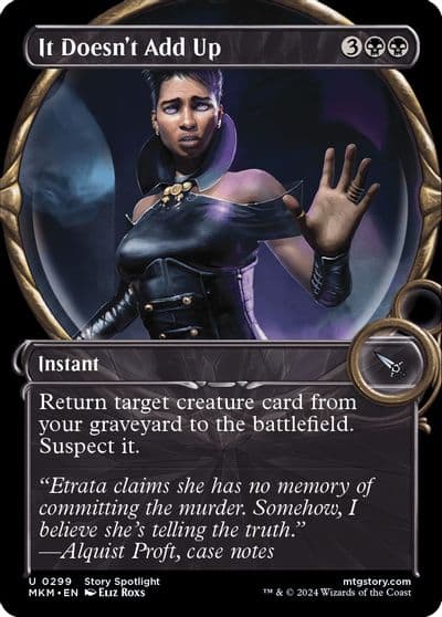It Doesnt Add Up Showcase Murders at Karlov Manor Magic card