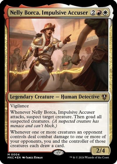 Nelly Borca Impulsive Accuser Commander: Murders at Karlov Manor Magic card