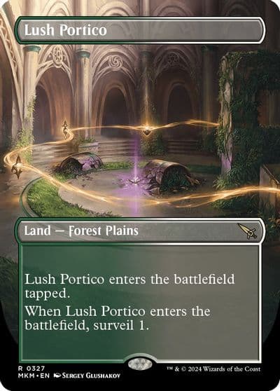 Lush Portico Borderless Murders at Karlov Manor Magic card