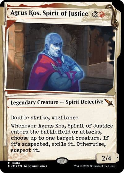Agrus Kos Spirit of Justice Showcase Invisible Ink Murders at Karlov Manor Magic card