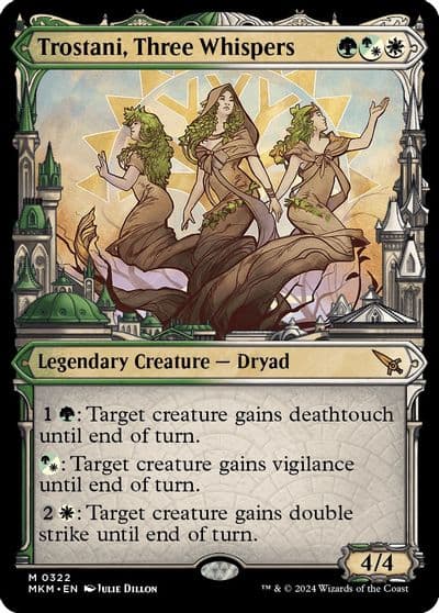 Trostani Three Whispers Showcase 0322 Murders at Karlov Manor Magic card