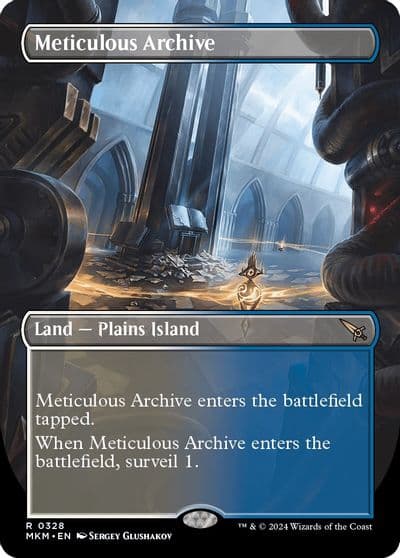Meticulous Archive Borderless Murders at Karlov Manor Magic card