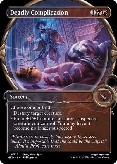 Deadly Complication Showcase Murders at Karlov Manor Magic card