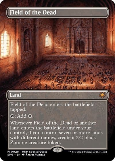 Field of the Dead Borderless Special Guests Magic card
