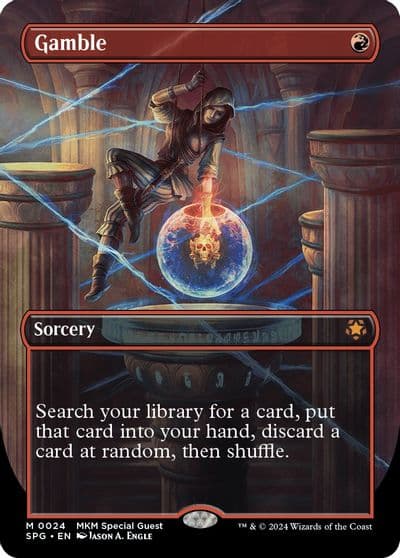 Gamble Borderless Special Guests Magic card