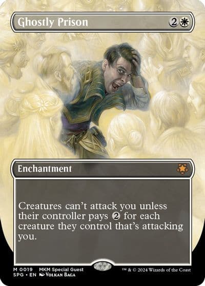 Ghostly Prison Borderless Special Guests Magic card
