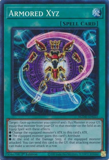 Armored Xyz CR Maze of Millennia Yu-Gi-Oh! card