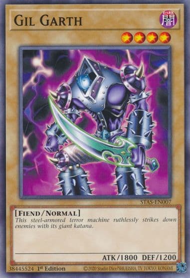 Gil Garth 2-Player Starter Set Yu-Gi-Oh! card