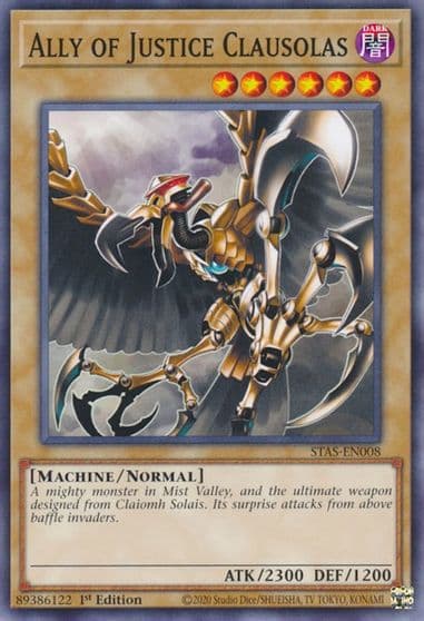 Ally of Justice Clausolas 2-Player Starter Set Yu-Gi-Oh! card
