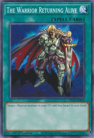 The Warrior Returning Alive 2-Player Starter Set Yu-Gi-Oh! card