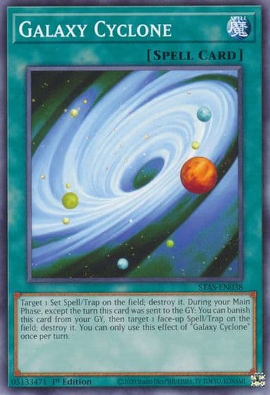 Galaxy Cyclone 2-Player Starter Set Yu-Gi-Oh! card