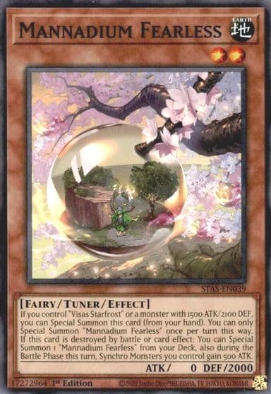 Mannadium Fearless STAS EN039 2-Player Starter Set Yu-Gi-Oh! card