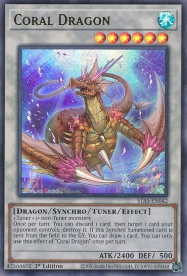 Coral Dragon 2-Player Starter Set Yu-Gi-Oh! card