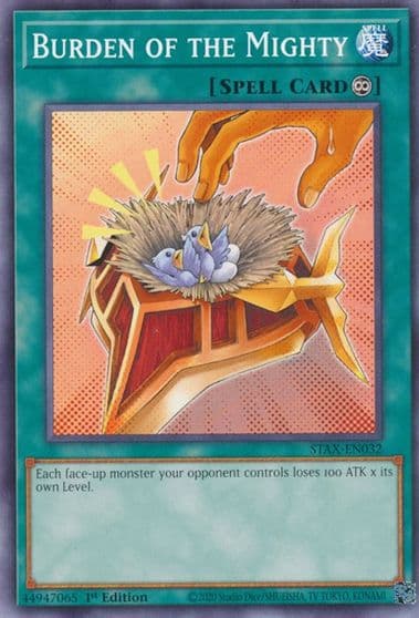 Burden of the Mighty 2-Player Starter Set Yu-Gi-Oh! card