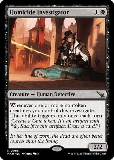 Homicide Investigator Murders at Karlov Manor Magic card