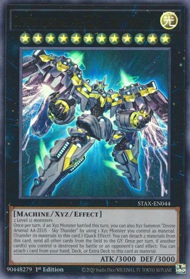 Divine Arsenal AA ZEUS Sky Thunder 2-Player Starter Set Yu-Gi-Oh! card