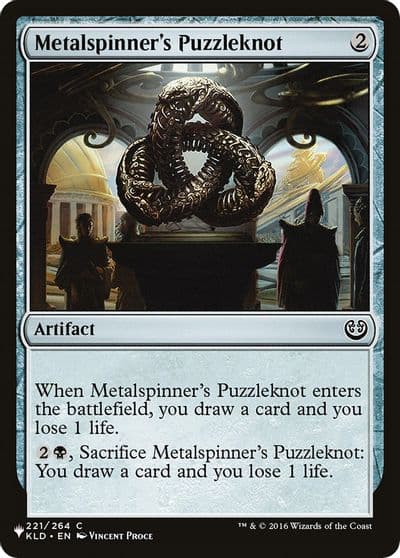 Metalspinners Puzzleknot The List Reprints Magic card