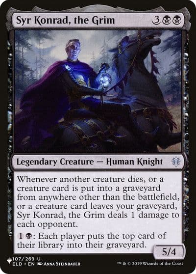 Syr Konrad the Grim The List Reprints Magic card