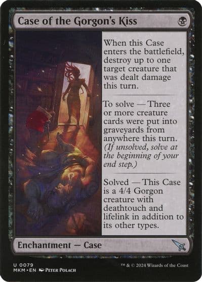 Case of the Gorgons Kiss a Murders at Karlov Manor Magic card