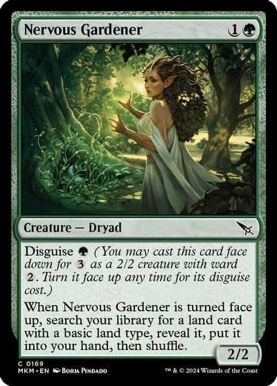 Nervous Gardener Murders at Karlov Manor Magic card