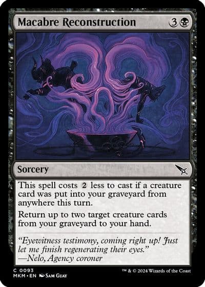 Macabre Reconstruction Murders at Karlov Manor Magic card