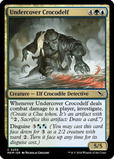 Undercover Crocodelf a Murders at Karlov Manor Magic card