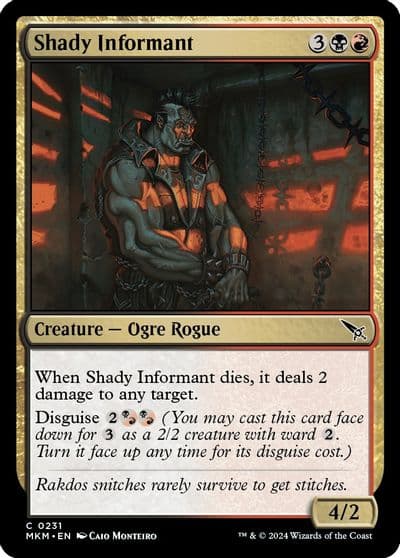 Shady Informant Murders at Karlov Manor Magic card