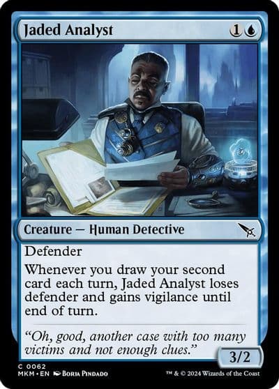 Jaded Analyst Murders at Karlov Manor Magic card