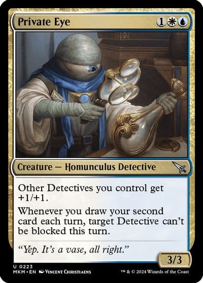 Private Eye Murders at Karlov Manor Magic card