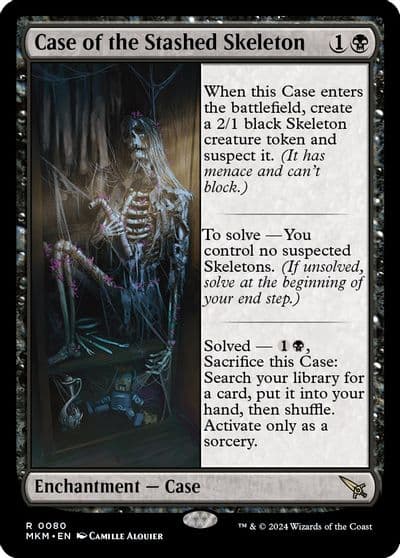Case of the Stashed Skeleton Murders at Karlov Manor Magic card