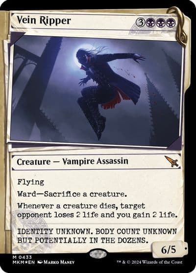 Vein Ripper Showcase Invisible Ink Murders at Karlov Manor Magic card
