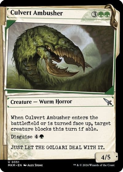 Culvert Ambusher Showcase Murders at Karlov Manor Magic card