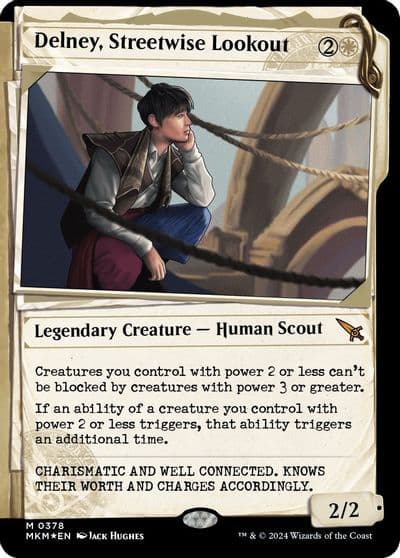 Delney Streetwise Lookout Showcase Invisible Ink Murders at Karlov Manor Magic card