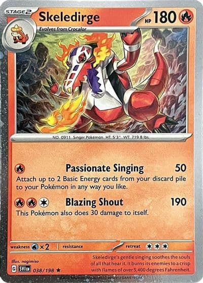 Skeledirge (Cosmos Holo) Miscellaneous Cards & Products Pokemon card