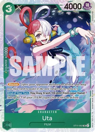 Uta 002 Starter Deck 11: Uta One Piece card