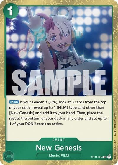 New Genesis Starter Deck 11: Uta One Piece card