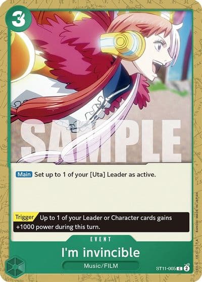 Im invincible Starter Deck 11: Uta One Piece card