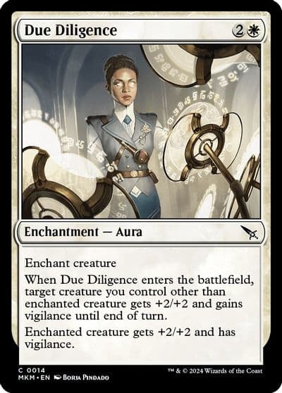 Due Diligence Murders at Karlov Manor Magic card