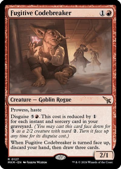 Fugitive Codebreaker Murders at Karlov Manor Magic card