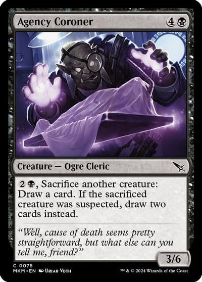 Agency Coroner Murders at Karlov Manor Magic card