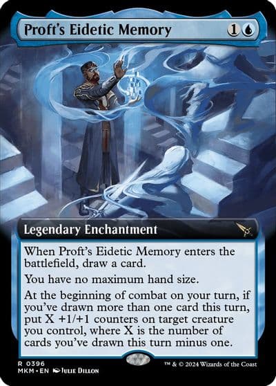 Profts Eidetic Memory Extended Art Murders at Karlov Manor Magic card
