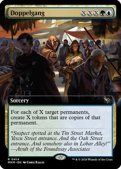 Doppelgang Extended Art Murders at Karlov Manor Magic card