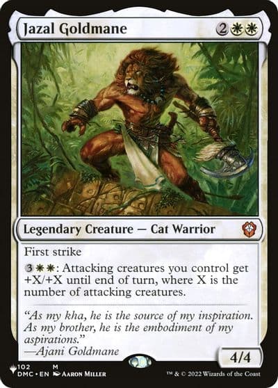 Jazal Goldmane The List Reprints Magic card