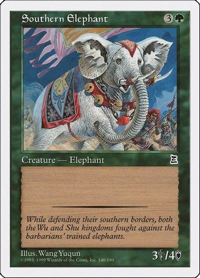 Southern Elephant Portal Three Kingdoms Magic card