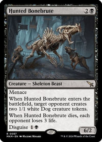 Hunted Bonebrute Murders at Karlov Manor Magic card