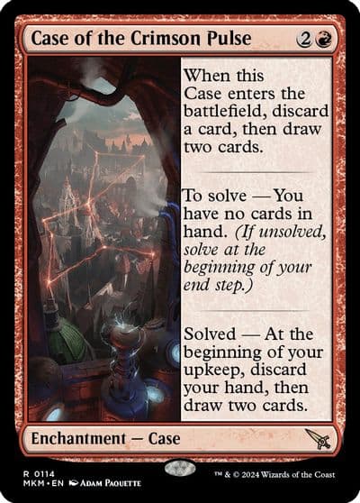 Case of the Crimson Pulse Murders at Karlov Manor Magic card