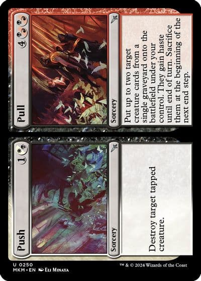 Push Pull Murders at Karlov Manor Magic card