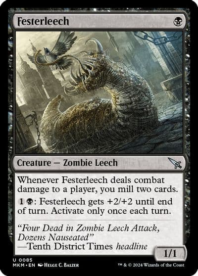 Festerleech Murders at Karlov Manor Magic card