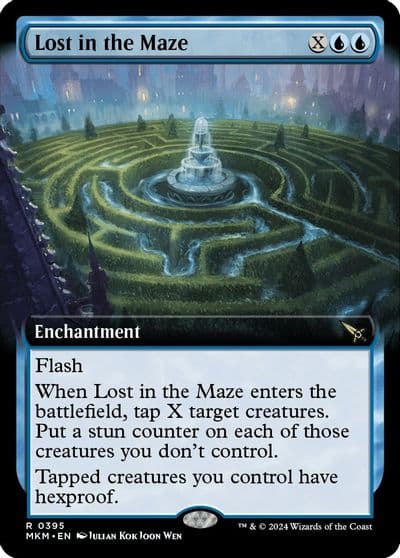 Lost in the Maze Extended Art Murders at Karlov Manor Magic card