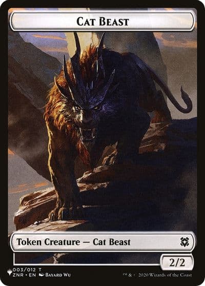 Cat Beast Rat Double Sided Token The List Reprints Magic card